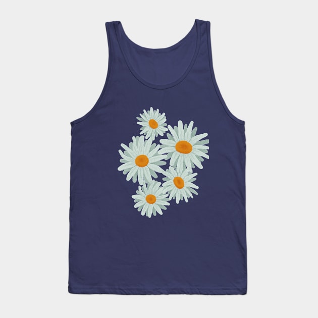 Camomiles Tank Top by hosta